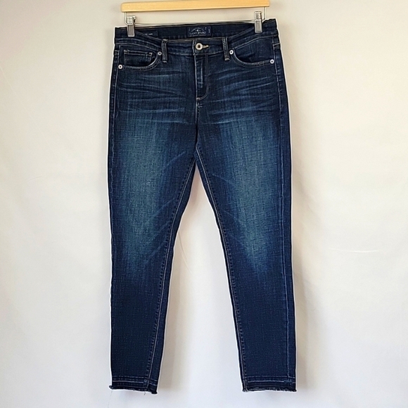 Lucky Brand Brooke Capri Jeans Dark Wash Size 6 - Picture 1 of 15